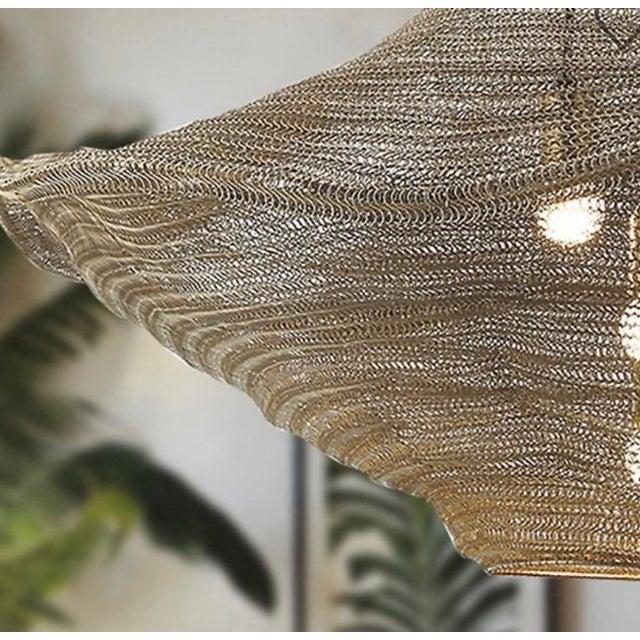 Contemporary Boho Chic Mirza Sphere Chandelier Pendant Light For Sale In New York - Image 6 of 7