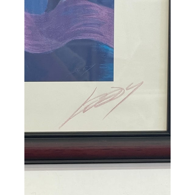 1970s Signed Jeff Leedy "Dogus Interruptus" Framed Print With Artist Biography. For Sale - Image 10 of 10