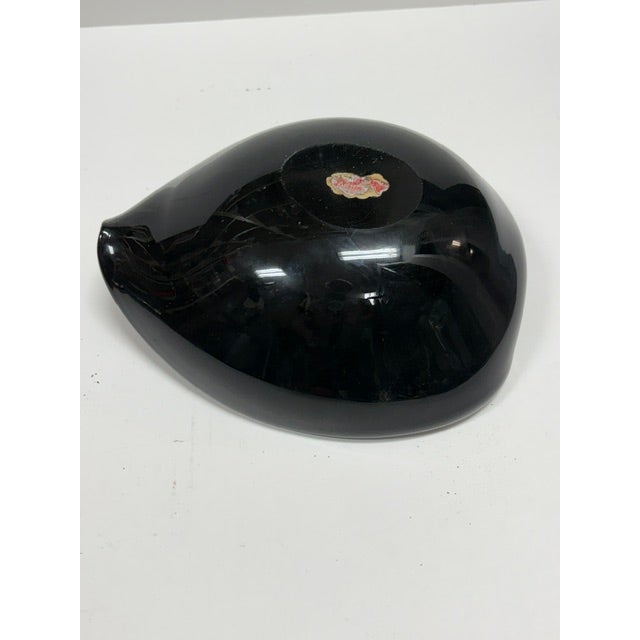 Traditional Vintage Burgundy Murano Glass Bowl With Avventurine Gold For Sale - Image 3 of 7