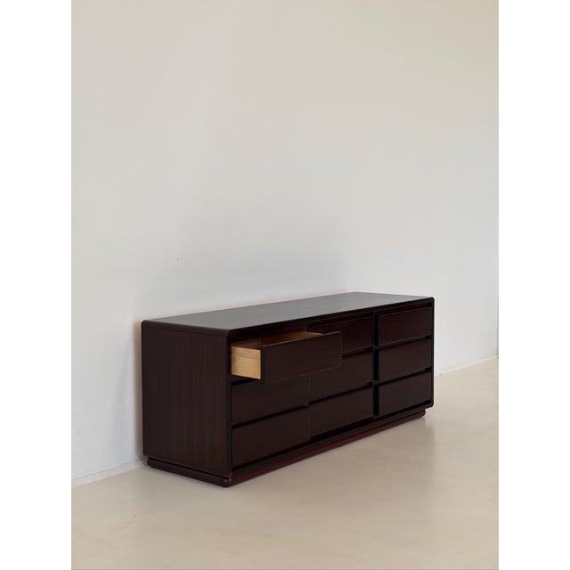 Low Vintage Chest of Drawers, 1970s For Sale - Image 4 of 13