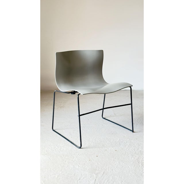 Silver Handkerchief Chairs by Massimo & Lella Vignelli for Knoll, 1980s, Set of 6 For Sale - Image 11 of 18