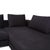Modern Liverpool Fabric Corner Sofa Blue Grey Sofa from La Nuova Casa For Sale - Image 3 of 13