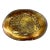 1980s Vintage Italian Venetian Boho Chic Hand Blown Glass Thanksgiving Turkey Platter. For Sale
