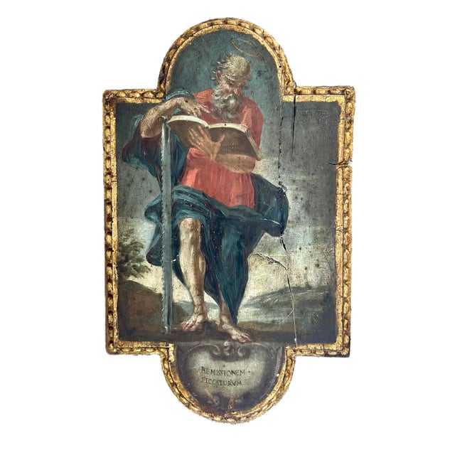 18th Century Italian School St. Jerome "Remissionem Peccatorum" ("Remission of Sins") For Sale - Image 11 of 11