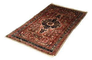 Zanjan Hamadan Rug, Middle Eastern, 1960s