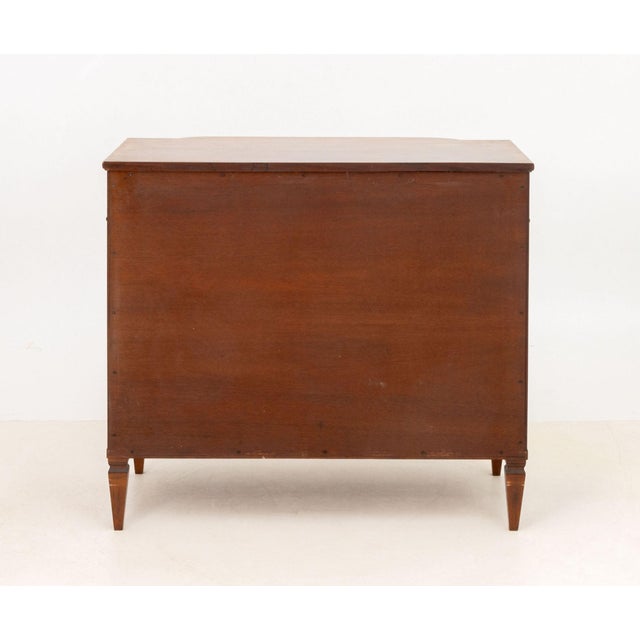 Edwardian Paint-Decorated Satinwood Commode For Sale - Image 9 of 9