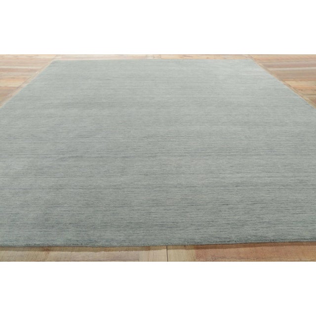 Textile Gray Area Rug With Modern Style 8′3″ × 10′1″ For Sale - Image 7 of 9
