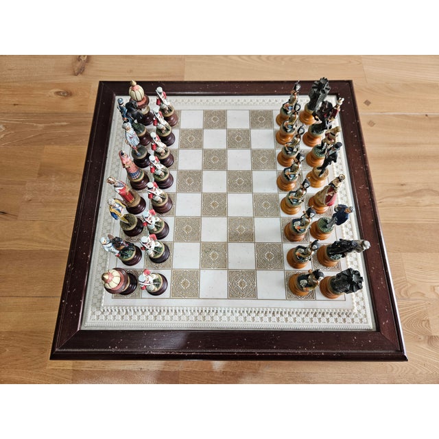 Raj Collectible Chess Sets from Franklin Mint Porcelain, 1970s, Set of 33 For Sale - Image 10 of 18
