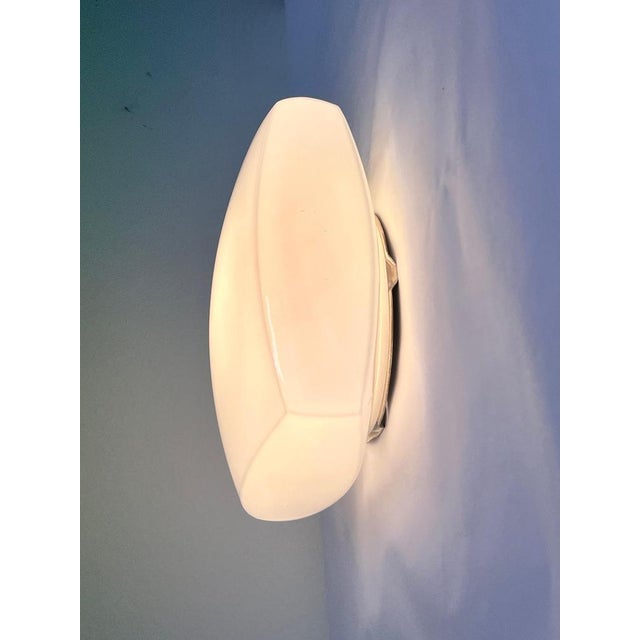 1980s Mid-Century Wall Lamps with Glass, 1980s For Sale - Image 5 of 10