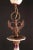 Porcelain Six-Arm Chandelier, Netherlands For Sale - Image 4 of 7