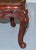 Vintage Chinese Red Lacquered Carved Elm Armchair with Heavy Foliage Detailing For Sale - Image 12 of 18