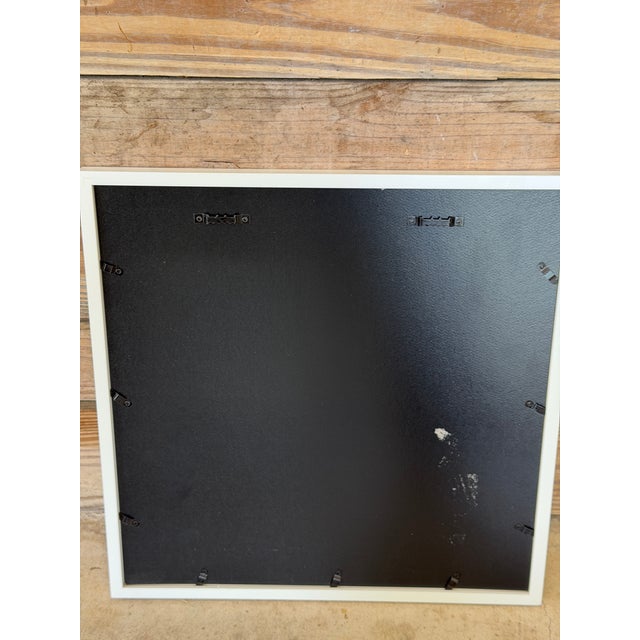 Vintage Florida Handkerchief Framed Textile by Carl Tait For Sale - Image 10 of 12