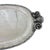 2020s Large Coastal Silver Aluminum Serving Platter Tray With Seashell Motif Handles For Sale - Image 5 of 5