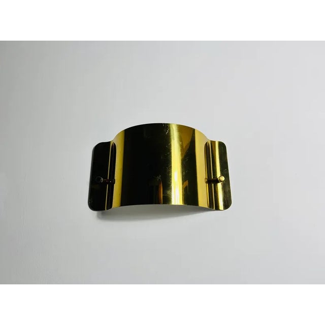 Mid-Century Modern Brass Wall Lamp, Italy, 1960s For Sale - Image 3 of 11
