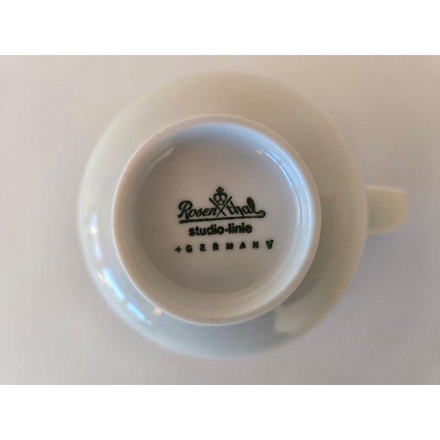 1970s Rosenthal Studio Line Creamer and Sugar Bowl Set = Porcelain For Sale - Image 5 of 12