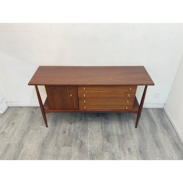Wood Mid Century Modern Credenza For Sale - Image 7 of 12