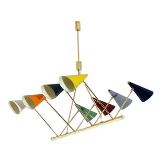 Mid-Century Style Italian Diabolo Chandelier For Sale