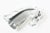 Mid-Century Modern Vintage Italian Murano 1980's Sommerso Glass Horse Head Sculpture Grays, Clear For Sale - Image 3 of 9