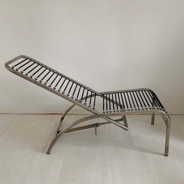 Reclining Sandow Chair by René Herbst for Ecart International, 1980s For Sale - Image 12 of 13