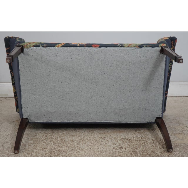 Federal Style Camelback Window Bench Settee For Sale - Image 18 of 18