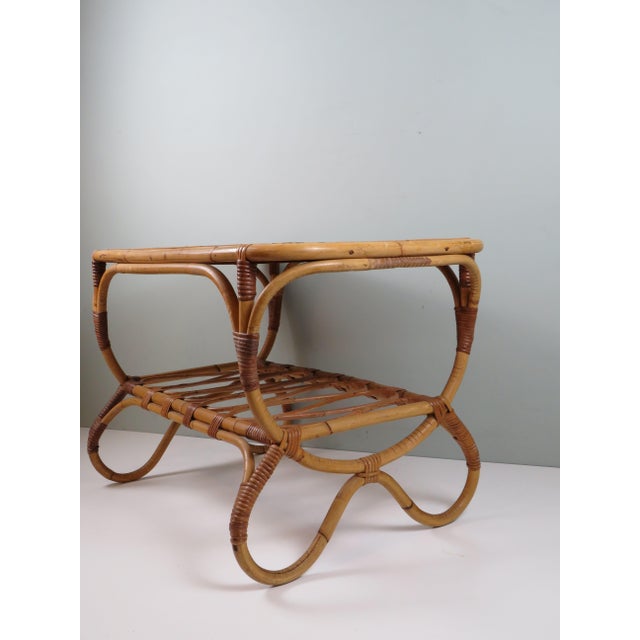 1960s Bamboo Coffee Table by Rohé Noordwolde, 1960s For Sale - Image 5 of 12