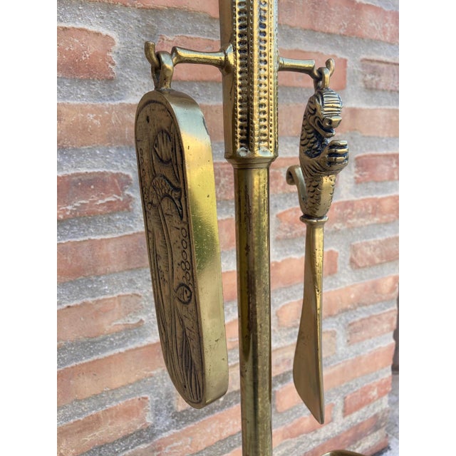 Bronze and Brass Valet Stand Dressboy, 1940s For Sale - Image 10 of 18