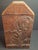 Vintage Hand Carved Wood Judaica Relief Plaque Rabbi Shofar Signed Gerber 1955 For Sale - Image 4 of 11