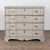 Rococo Large 19th Century Gray Rococo Chest of Four Drawers For Sale - Image 3 of 18