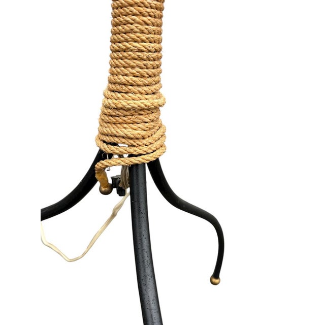 Metal Tripod Floor Lamp, 1950s For Sale - Image 7 of 9