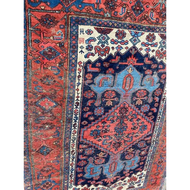Antique Rustic Wool Rug For Sale - Image 11 of 18