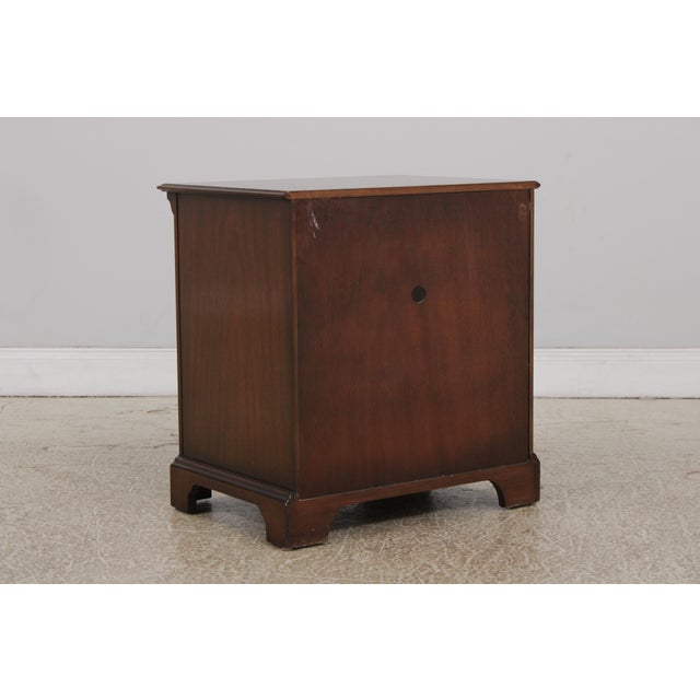Kindel Mahogany Chippendale Style Nightstand For Sale - Image 11 of 12
