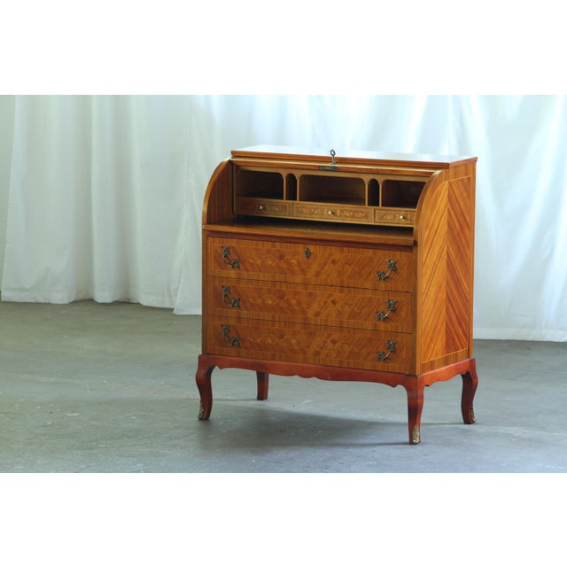 Danish Secretaire in Cherry by Edmund Jørgensen, 1950s For Sale - Image 9 of 18