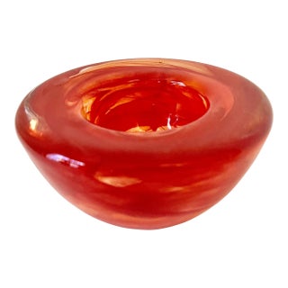 Anna Ehrner Kosta Boda Red Bowl For Sale