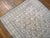 Contemporary 1920s White Gray Geometric Antique Agra Cotton Rug 4' 0"x 6' 7" Handknotted Carpet For Sale - Image 3 of 5