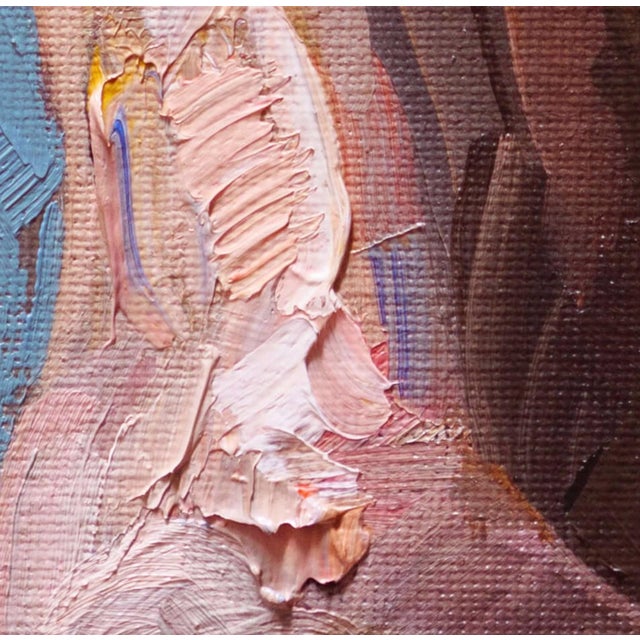 Figurative Outstretched by Matt Talbert | Oil On Linen Panel Figure of a reclining nude woman. For Sale - Image 3 of 5