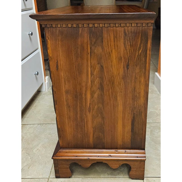 1980s Vintage Solid Wood Night Stand For Sale - Image 10 of 10