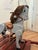 Wood Large Vintage Folk Art Wooden Rocking Horse For Sale - Image 7 of 8