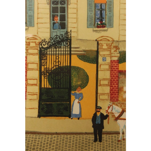 Michel Delacroix 'Bonjour Mr. Rousseau' Framed Limited Edition Print For Sale - Image 10 of 12