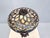 Large Tiffany Style Table Lamp in Stained Glass with Floral Shade For Sale - Image 10 of 13