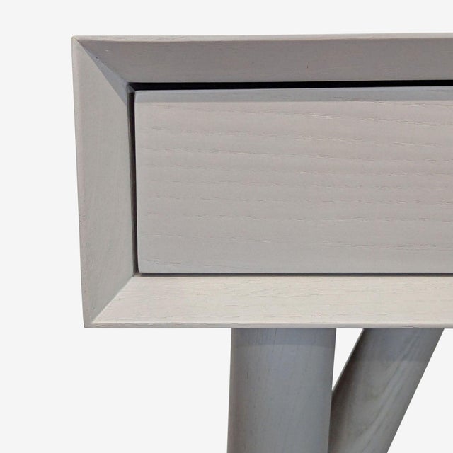 2010s West Elm Mid-Century Modern Desk With Drawer For Sale - Image 5 of 8