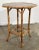Antique Hand Painted Chinoiserie Style Scorched Bamboo Table For Sale In Kansas City - Image 6 of 13