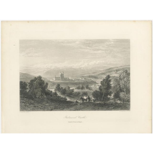 After W. Leitch, Balmoral Castle, Royal Deeside, 1876, Engraving For Sale - Image 3 of 9
