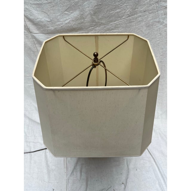 Metal Vintage Imari Porcelain Lamp For Sale - Image 7 of 10