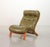 Ry-Wing Lounge Chairs in Olive Leather by Elsa and Nordahl Solheim for Rybo Rykken & Co., 1960s, Set of 2 For Sale - Image 4 of 14