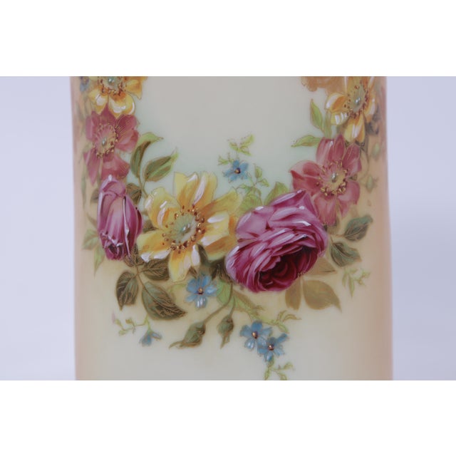 19th Century Pair Art Nouveau Art Deco Robert Hanke Porcelain Vases For Sale - Image 11 of 14