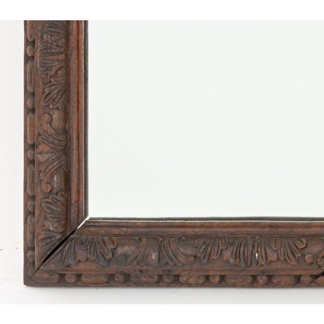 Neoclassical Neoclassical Style Carved Wood Framed Mirror For Sale - Image 3 of 6