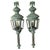 Magnificent Pair of Vintage Solid Brass Eagle-Topped Wall Lanterns For Sale - Image 14 of 17