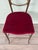 Metal Vintage Chiavari Chair in Brass and Velvet, 1960s For Sale - Image 7 of 17