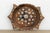 1970s Rustic Wood Artisanal Bowl W/Floral Design For Sale - Image 5 of 6