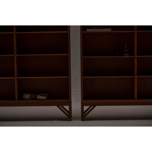 China Series Bookcases by Børge Mogensen for FDB, 1960s, Set of 2 For Sale - Image 11 of 16